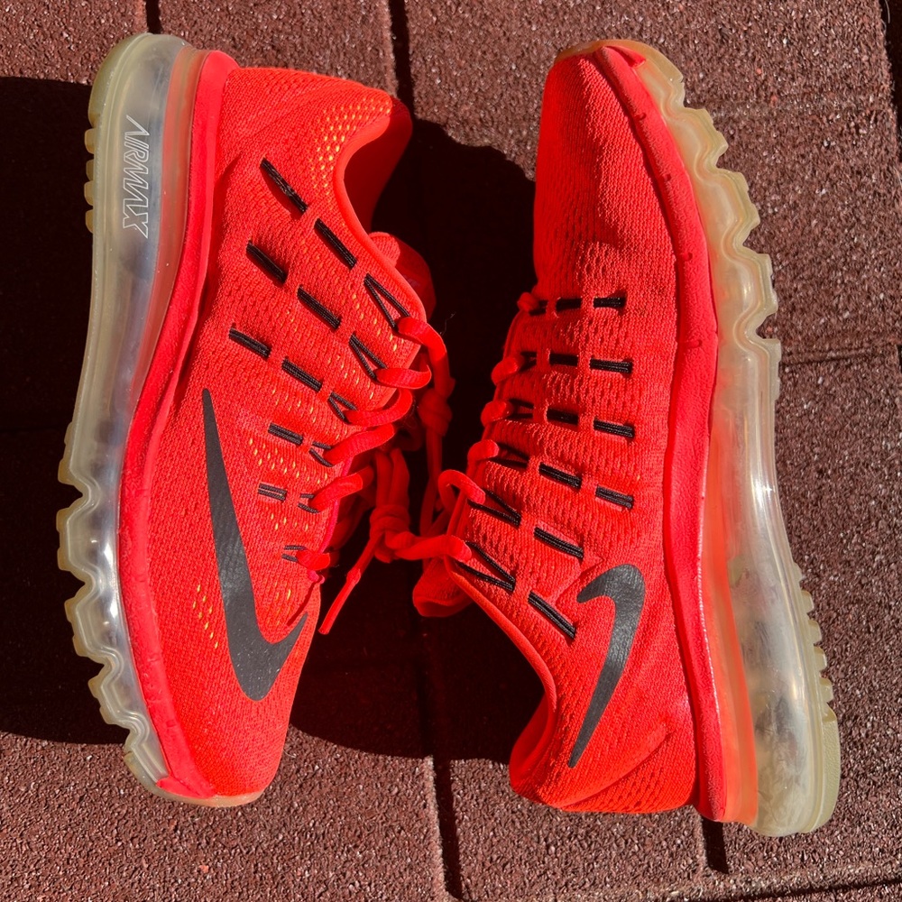 Nike Air Max 2016 Crimson & Blk Sneakers